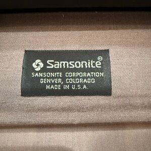 Vintage samsonite combination briefcase- made in USA
